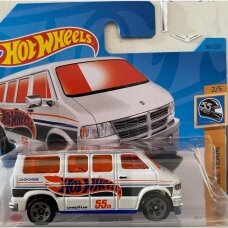 Hot Wheels Modeliukas Dodge Van white 66/250 short card (yra Sandėlyje)