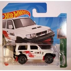 Hot Wheels Mitsubishi Pajero Evolution white short card