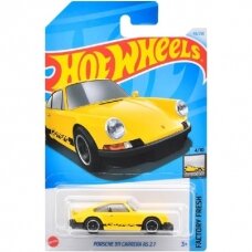 Hot Wheels Porsche 911 Carrera RS 2.7 yellow Long Card