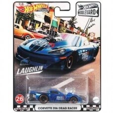 Hot Wheels Premium Boulevard Modeliukas 2012 Corvette Z06, blue (yra Sandėlyje)