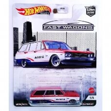 Hot Wheels Premium Fast Wagons 1969 Nissan Skyline van, red/white/blue