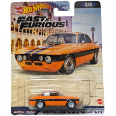 Hot Wheels Premium Modeliukas 1971 Alfa Romeo Giullia Sprint GTA *Fast & the Furious 10* (yra sandėlyje)