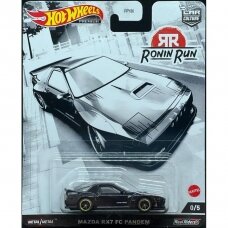 Hot Wheels Premium Ronin Run CHASE Modeliukas Mazda RX-7 FC Pandem black (yra Sandėlyje)