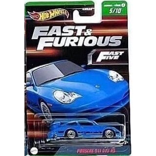 Hot Wheels Fast & Furious Set B Modeliukas Porsche 911 GT3 Cup RS (yra Sandėlyje)