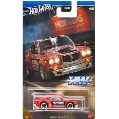 Hot Wheels Mainline Speed Graphics Mazda RX-3, red 4/5