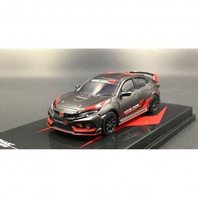 Tarmac Works Honda Civic Type R (FK8) Customer Racing Study, matt black/red