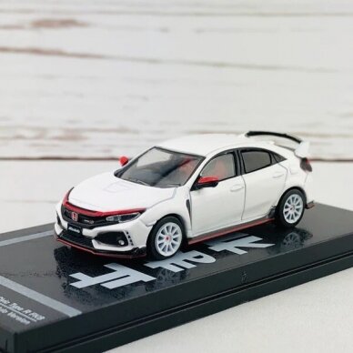 Tarmac Works Modeliukas Honda Civic Type R (FK8) Modulo Version, white