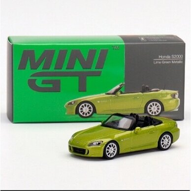 Mini GT Modeliukas Honda S2000 (AP2), lime green metallic (yra sandėlyje)