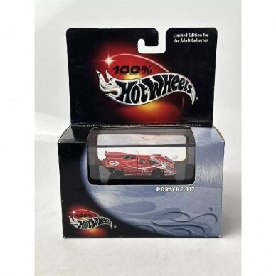 Hot Wheels 100% Modeliukas Red Porsche 917 (likusi gumytė ant kėbulo) (yra Sandėlyje)