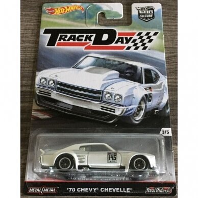 Hot Wheels 2016 Car Culture Track Day Modeliukas 1970 Chevy Chevelle SS