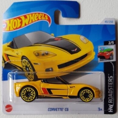 Hot Wheels 2024 Case Corvette C6 yellow