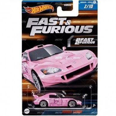 Hot Wheels Fast & Furious Mainline Honda S2000 pink