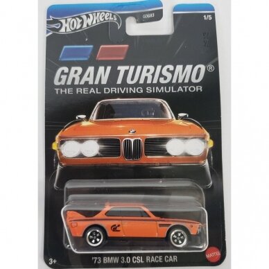 Hot Wheels Mainline Gran Turismo 73 BMW 3.0 CSL Race Car