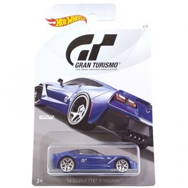 Hot Wheels Mainline 14 Corvette Stingray Gran Turismo blue