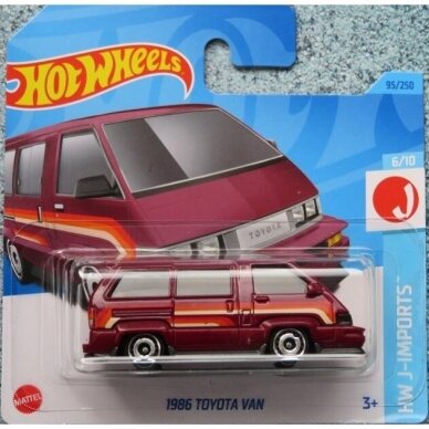 Hot Wheels Mainline Modeliukas 1986 Toyota Van borwn short card (yra Sandėlyje)