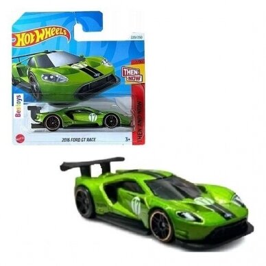 Hot Wheels Mainline 2016 Ford GT Race Green