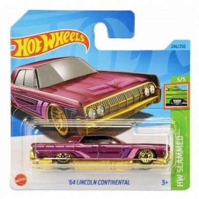 hot wheels Mainline Modeliukas 64 lincoln continental short card (yra Sandėlyje)