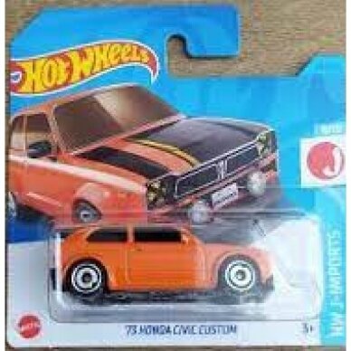 Hot Wheels Mainline 70 honda N600 custom orange