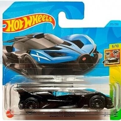 Hot Wheels Mainline Bugatti Bolide blue Short card