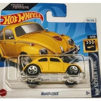 Hot Wheels Mainline Modeliukas Bumblebee (Volkswagen Beetle) Short Card (yra Sandėlyje)