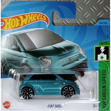 Hot Wheels Mainline Modeliukas Fiat 500e turkey short card (yra Sandėlyje)