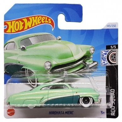 Hot Wheels Mainline Modeliukas Hirohata Merc short card (yra Sandėlyje)