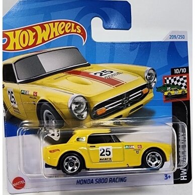 Hot Wheels Mainline Honda S800 Racing Yellow