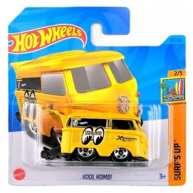 Hot Wheels Mainline Modeliukas Kool Kombi yellow short card (yra sandėlyje)