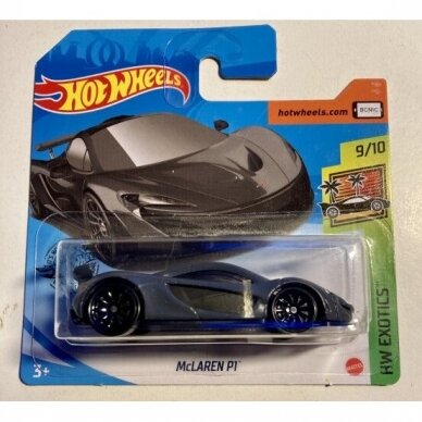 Hot Wheels Mainline Modeliukas Mclaren P1 black short card (yra Sandėlyje)