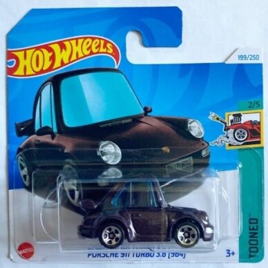 Hot Wheels Mainline Porsche 911 Turbo 3.6 964 Brown Tooned Short card (card condition 8/10)