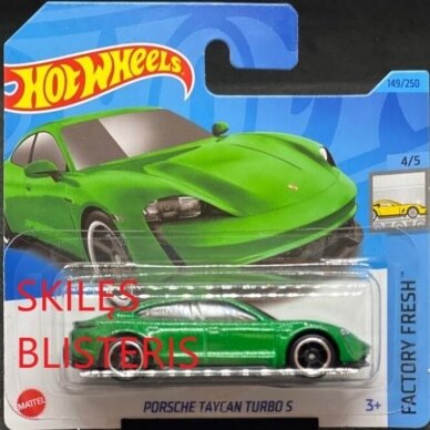 Hot Wheels Mainline Porsche Taycan Turbo S Green