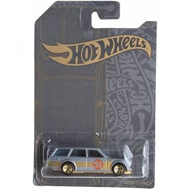 Hot Wheels Mainline Satin & Chrome 71 Datsun 510 Wagon