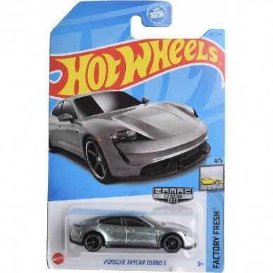 Hot Wheels Mainline Zamac Modeliukas Porsche taycan Turbo S long card (yra Sandėlyje)