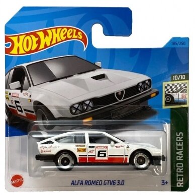 Hot wheels Modeliukas Alfa Romeo GTV6 3.0 white (yra Sandėlyje)