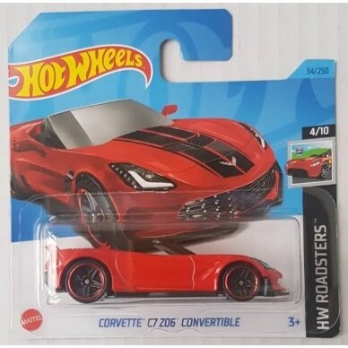 Hot Wheels Corvette C7 z06 red