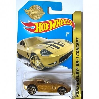 Hot Wheels Modeliukas Ford Shelby GR-1 Concept Gold (yra Sandėlyje)