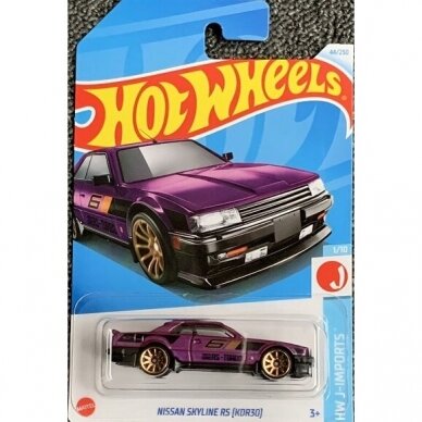 Hot Wheels Modeliukas Nissan Skyline RS (KDR30) Purple (yra Sandėlyje)