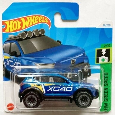 Hot wheels Volvo XC40 Recharge blue