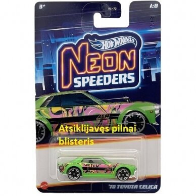 Hot Wheels Neon Speedsters 1970 Toyota Celica (blister took of)