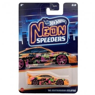 Hot Wheels Neon Speedsters Modeliukas 1995 Mitsubishi Eclipse (yra Sandėlyje)