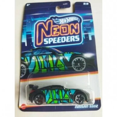 Hot Wheels Neon Speedsters Modeliukas Nissan 350Z (yra Sandėlyje)