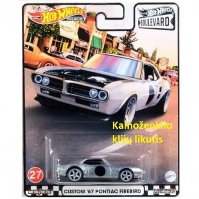 Hot Wheels Premium Boulevard Custom 67 Pontiac Firebird