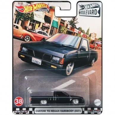 Hot Wheels Premium Boulevard No38 Modeliukas Custom 93 Nissan Hardbody D21 (yra Sandėlyje)