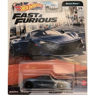 Hot Wheels Premium Fast and Furious Modeliukas McLaren 720S