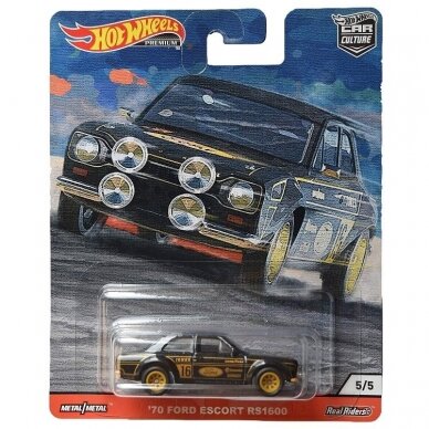 Hot Wheels Premium Modeliukas 70 Ford Escort RS1600