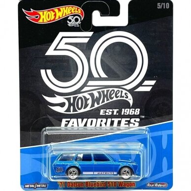 Hot Wheels Premium Modeliukas 71 datsun Bluebird 510 Wagon