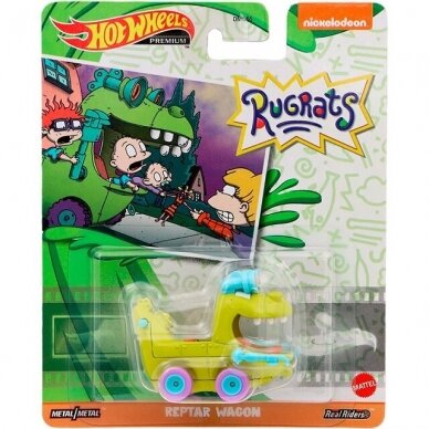 Hot Wheels Premium Modeliukas Rugrats Reptar Wagon (yra Sandėlyje)