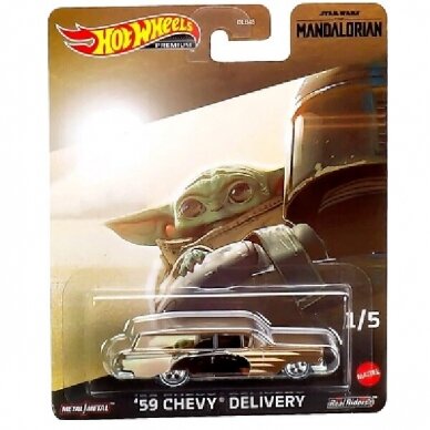 Hot Wheels Premium Pop Culture Mandalorian 59 Chevy Delivery Star Wars