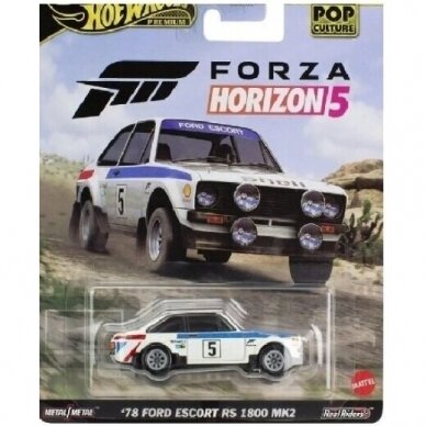 Hot Wheels Premium Pop Culture/Entertainment Series Modeliukas 1978 Ford Escort RS1800 MKII