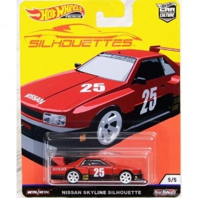 Hot Wheels Premium Silhouettes Nissan Skyline Silhouette